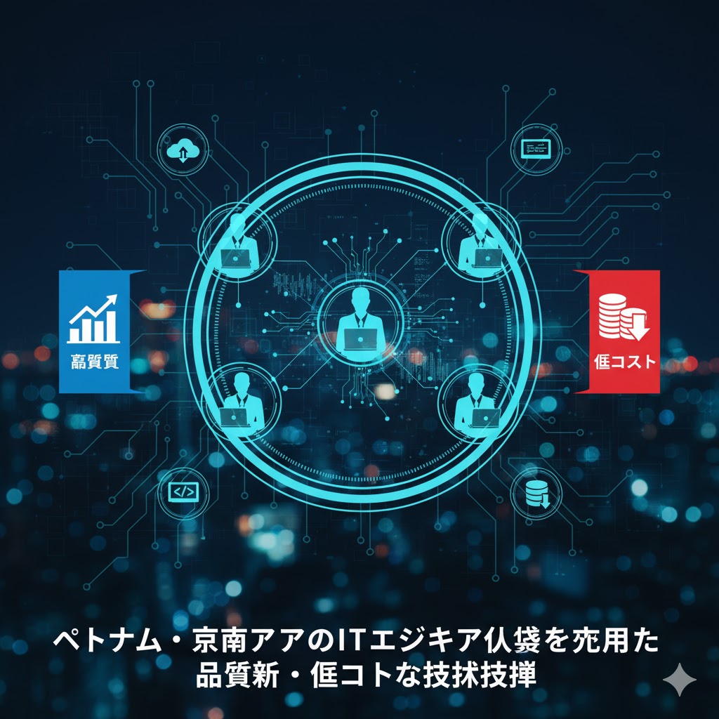 ベトナム・東南アジアのITエンジニア人材を活用した高品質・低コストな技術支援