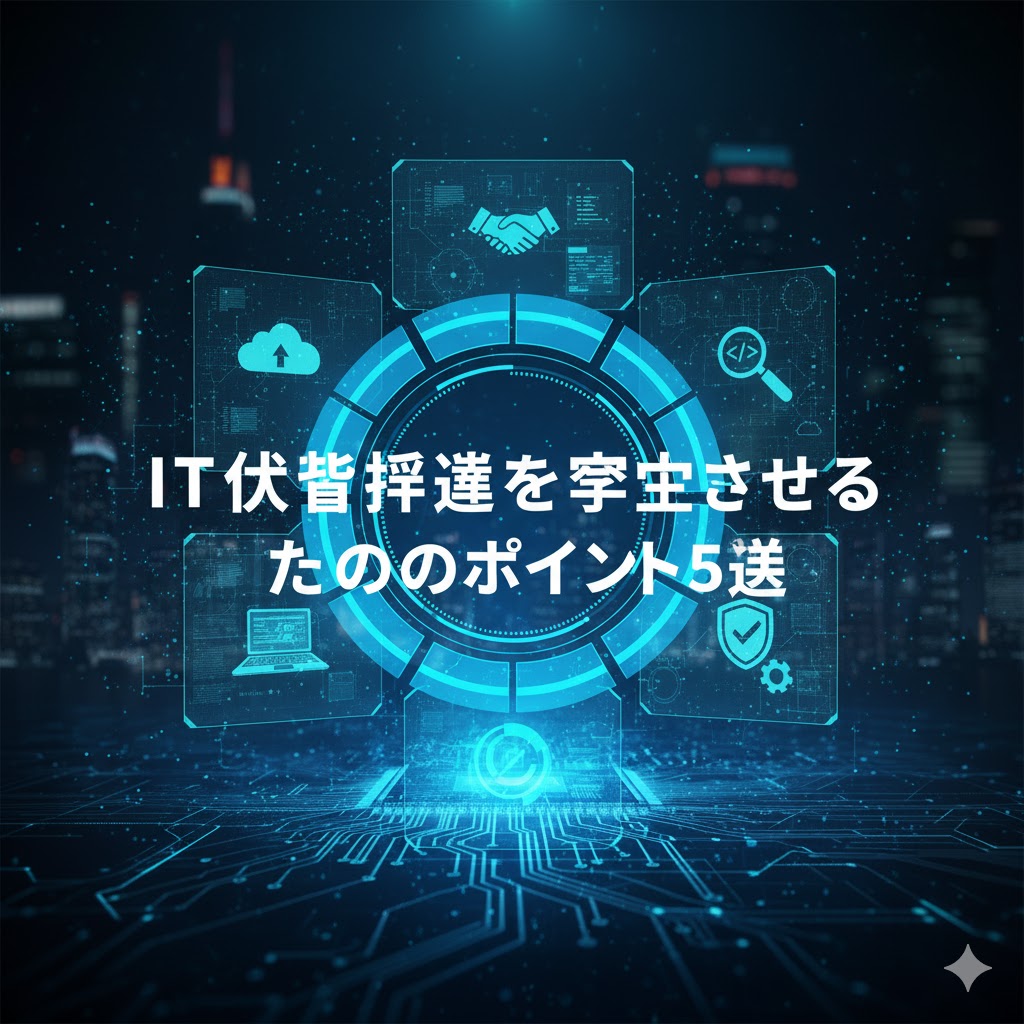 IT人材派遣を成功させるためのポイント5選